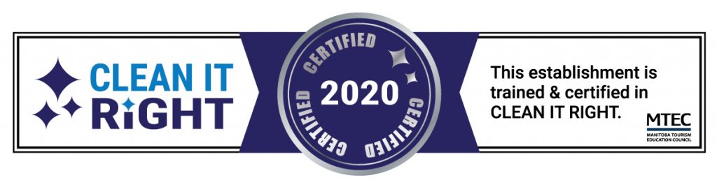 Clean It Right 2020 Certified and Trained location.